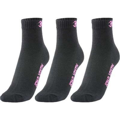 чорапи,дамски,чорапи,john,smith,c,16207,25i,short,socks,18,pairs,grey