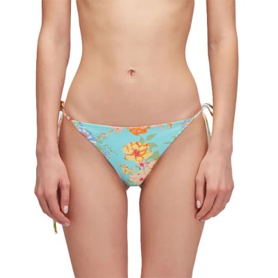 дамски,бански,костюми,sundek,anita,flower,bunch,print,adjustable,hip,briefs,bikini,bottom,blue,(calla)