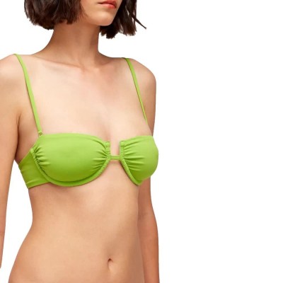 дамски,бански,костюми,sundek,ava,bra,with,adjustable,lace,bikini,top,lime,(green)