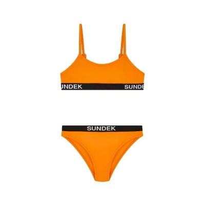 детски,бански,костюми,sundek,bandeau,top,and,standard,briefs,bikini,orange,(lulo)