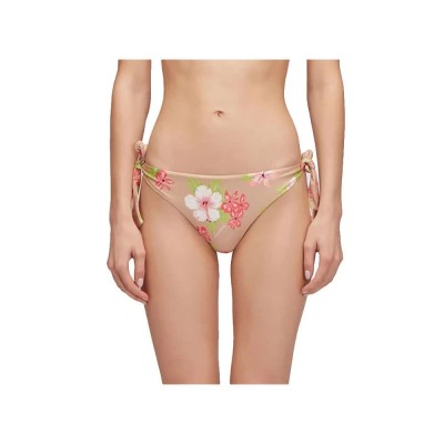дамски,бански,костюми,sundek,bea,briefs,with,adjustable,bows,dream,hawaii,print,bikini,bottom,durian,(pink)