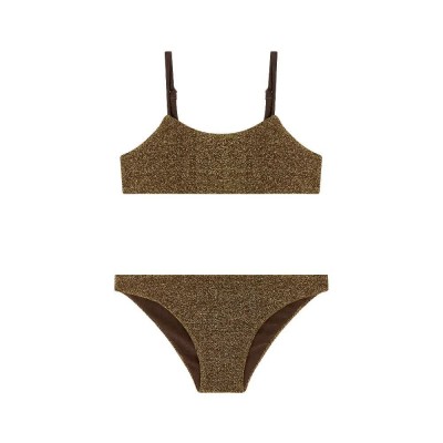 детски,бански,костюми,sundek,with,bandeau,top,and,standard,briefs,bikini,brown,(bronze)