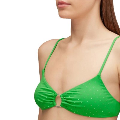 дамски,бански,костюми,sundek,canton,bralette,with,rhinestones,bikini,top,guava,(green)