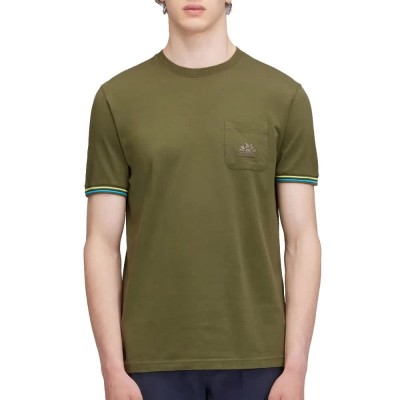 тениска,мъжки,тениски,sundek,finn,crew,neck,with,pocket,short,sleeve,t,shirt,dino,01,(green)
