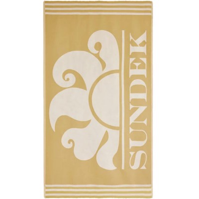 хавлиена,кърпа,хавлии,sundek,fouta,jacquard,beach,logo,towel,gold