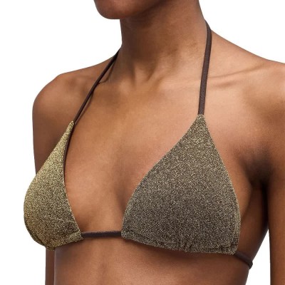 дамски,бански,костюми,sundek,jennifer,lurex,triangle,bikini,top,bronze,(brown)