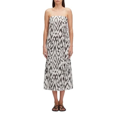 рокля,дамски,поли,и,рокли,sundek,linen,sleeveless,long,dress,white,(white,01)