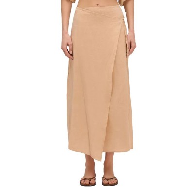 пола,дамски,поли,и,рокли,sundek,linen,short,skirt,durian,(beige)
