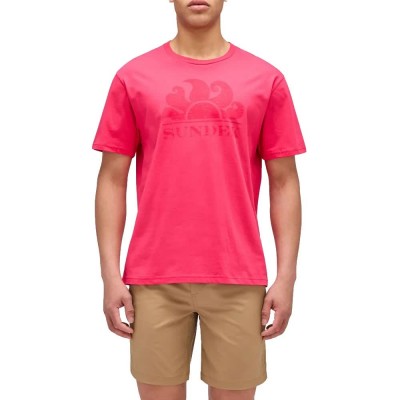 тениска,мъжки,тениски,sundek,logo,short,sleeve,t,shirt,joy,(pink)