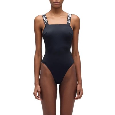 бански,костюм,дамски,бански,костюми,sundek,marylin,logo,elastic,one,piece,swimsuit,black