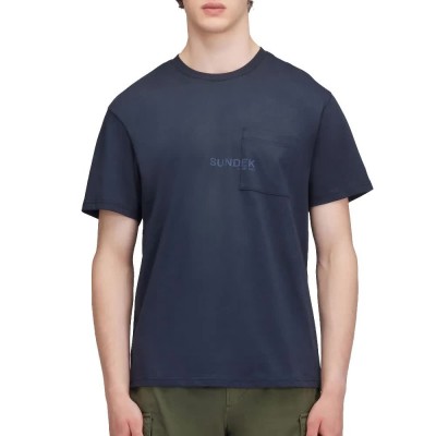 тениска,мъжки,тениски,sundek,pocket,and,print,short,sleeve,t,shirt,navy,(blue)