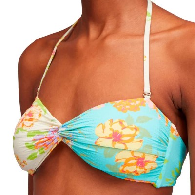 дамски,бански,костюми,sundek,quartz,flower,bunch,printed,band,bikini,top,calla,(blue)