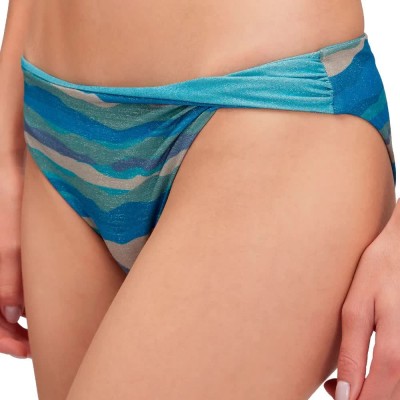 дамски,бански,костюми,sundek,zircon,abstract,wave,print,slip,bikini,bottom,bilberry,(blue)