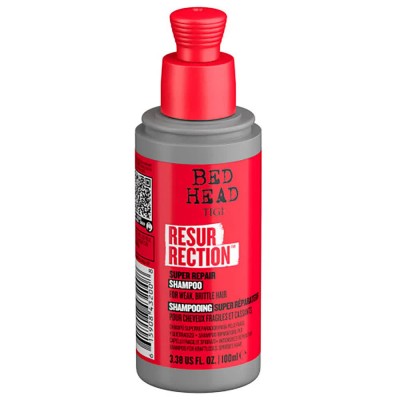 хигиена,коса,tigi,bed,head,resurrection,100ml,shampoo,damaged,hair