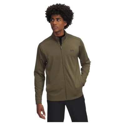 блуза,мъжки,пуловери,under,armour,golf,drive,full,zip,sweatshirt,green,(marine,od,green,black)