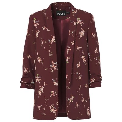 сако,дамски,сака,pieces,boss,3,4,printed,blazer,tawny,port,(purple)
