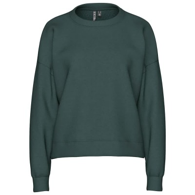блуза,дамски,блузи,pieces,chilli,sweatshirt,darkest,spruce,(green)