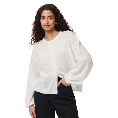 жилетка,дамски,пуловери,дамски,плетени,дрехи,pieces,ida,cardigan,cloud,dancer,(white)