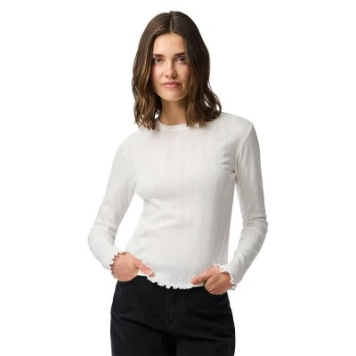 тениска,дамски,тениски,pieces,marie,long,sleeve,t,shirt,cloud,dancer,(white)