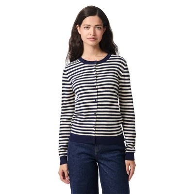 жилетка,дамски,пуловери,дамски,плетени,дрехи,pieces,nora,cardigan,maritime,blue,(blue)