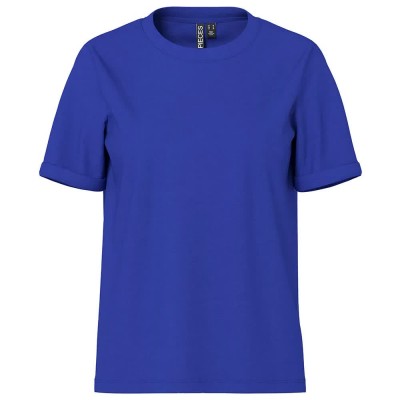 тениска,дамски,тениски,pieces,ria,fold,up,solid,short,sleeve,t,shirt,bluing,(blue)