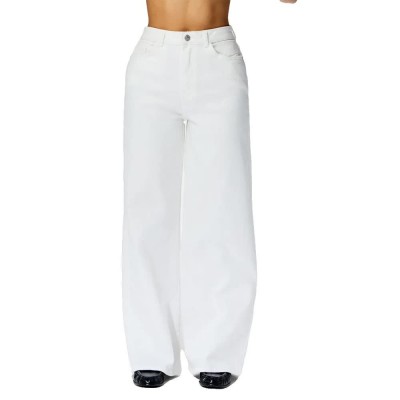 дънки,мъжки,панталони,дамски,панталони,pieces,selma,od,wide,leg,high,waist,jeans,white,(bright,white)