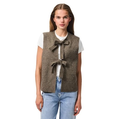 потник,дамски,пуловери,дамски,плетени,дрехи,pieces,silly,knitted,vest,morel,(brown)