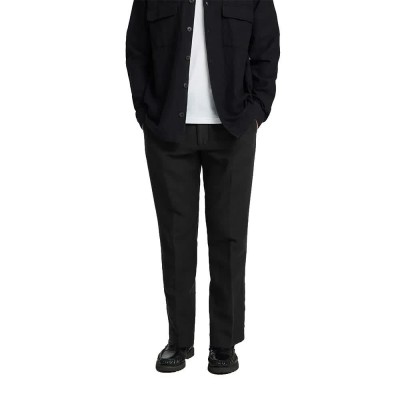 панталони,мъжки,панталони,selected,196,leroy,linen,straight,fit,pants,black