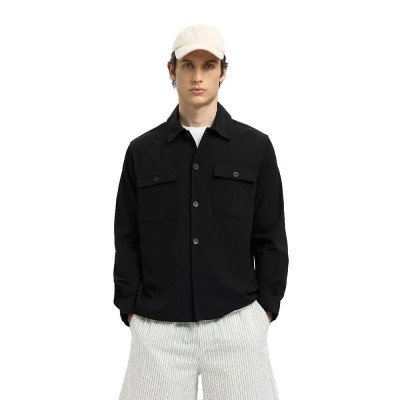 мъжки,якета,selected,lorent,regular,fit,overshirt,black