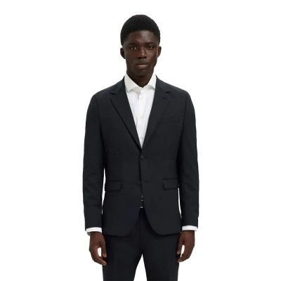 сако,мъжки,сака,selected,theo,slim,fit,blazer,black