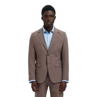 сако,мъжки,сака,selected,theo,slim,fit,blazer,morel,(brown)