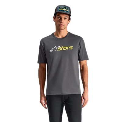 тениска,мъжки,тениски,дамски,тениски,alpinestars,blaze,2.0,short,sleeve,t,shirt,grey,(charcoal,white,hi,vis)