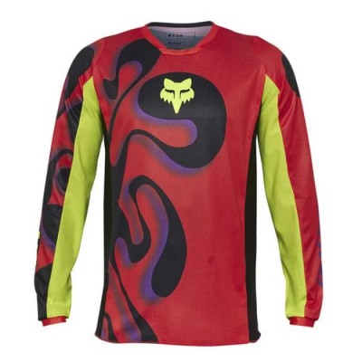 блуза,с,дълъг,ръкав,мъжки,тениски,дамски,тениски,fox,racing,180,emotion,long,sleeve,jersey,red,(flo,red)