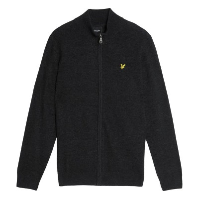 блуза,мъжки,пуловери,lyle,&,scott,kn2102vc,full,zip,sweater,jet,black,marl