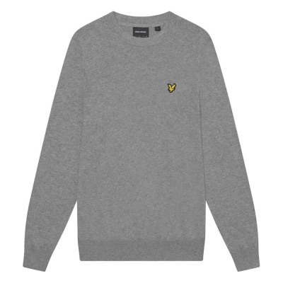блуза,мъжки,пуловери,lyle,&,scott,kn2110vc,sweater,mid,grey,marl
