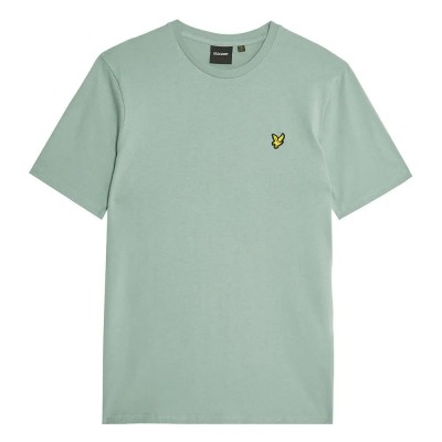 тениска,мъжки,тениски,lyle,&,scott,plain,short,sleeve,t,shirt,green,(cold,mint)