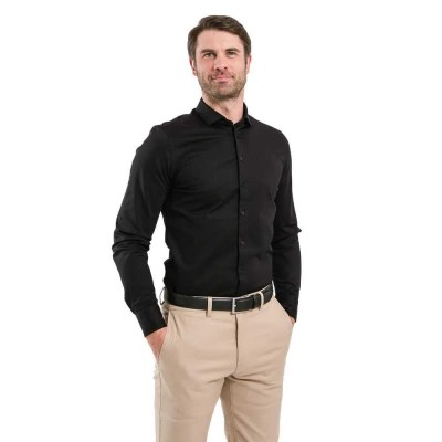 риза,с,дълъг,ръкав,мъжки,ризи,be,lenka,essentials,long,sleeve,shirt,jet,black,(black)