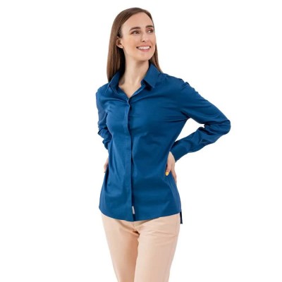 риза,с,дълъг,ръкав,дамски,блузи,дамски,ризи,be,lenka,essentials,long,sleeve,shirt,navy,(blue)