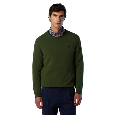 блуза,мъжки,пуловери,north,sails,12gg,sweater,green,(ivy,green)