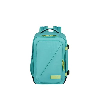 чанта,сакове,american,tourister,take2cabin,s,24.2l,boarding,bag,dusty,turquoise,lime,(green)