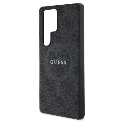 други,аксесоари,guess,classic,logo,magsafe,samsung,galaxy,s25,ultra,phone,case,black,(black)