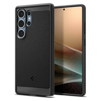 други,аксесоари,spigen,samsung,galaxy,s25,ultra,rugged,phone,case,black,(black)
