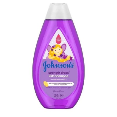 хигиена,коса,johnson´s,baby,strenght,drops,500ml,shampoo,purple
