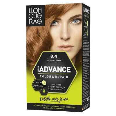 хигиена,коса,llongueras,color,advance,8.4,light,copper,permanent,dye,clear