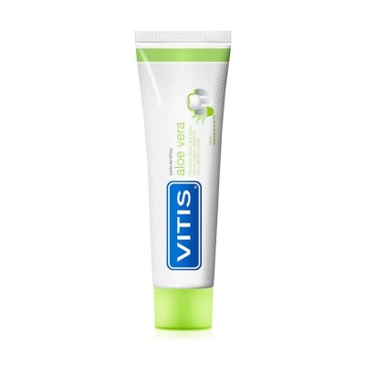 хигиена,тяло,vitis,aloe,vera,apple&mint,100ml,toothpaste,clear