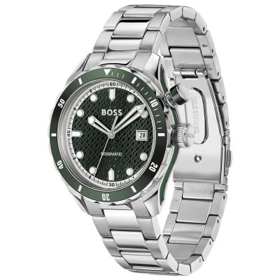 часовник,часовници,boss,bossmatic,42,mm,watch,silver,(silver,dark,green,mineral)