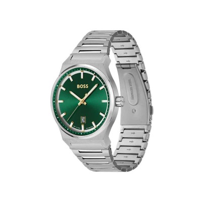 часовник,часовници,boss,candor,41,mm,watch,silver,(silver,green,mineral)