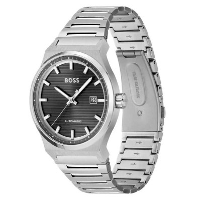 часовник,часовници,boss,candor,automatic,41,mm,watch,silver,black,mineral,(silver)