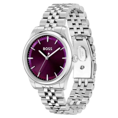 часовник,часовници,boss,graceful,36,mm,watch,silver,pearl,violet,mineral,(silver)