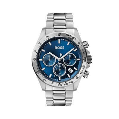 часовник,часовници,boss,hero,45,mm,watch,silver,blue,mineral